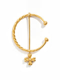 TOKOKKINO Deconstructed Circle Floral Brooch