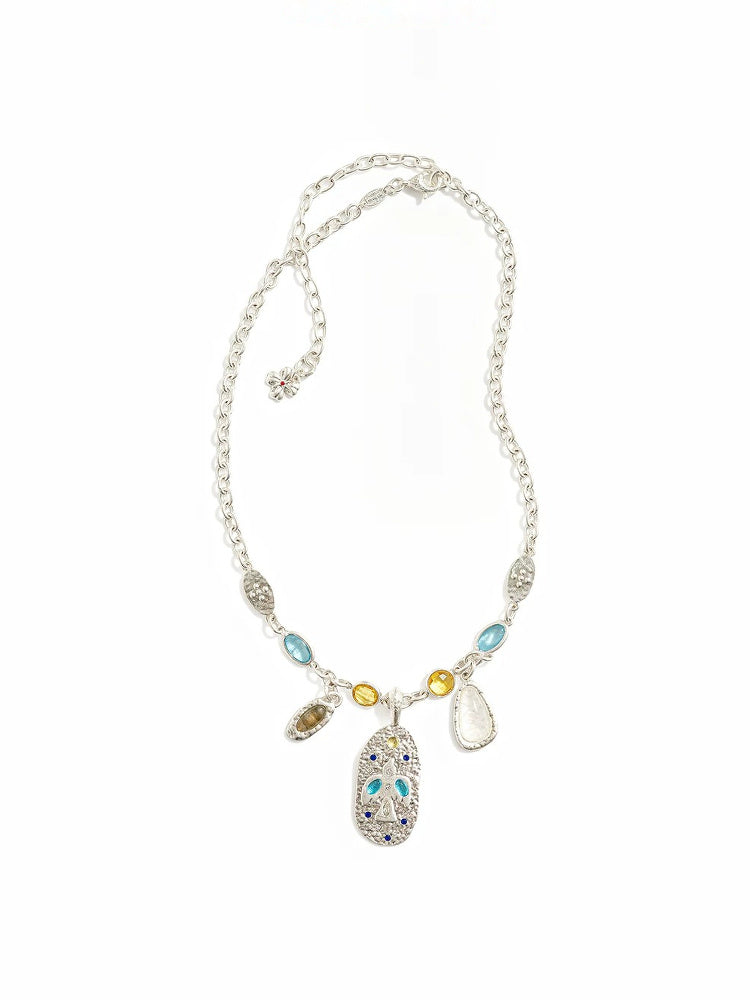 TOKOKKINO Silver Charm Necklace