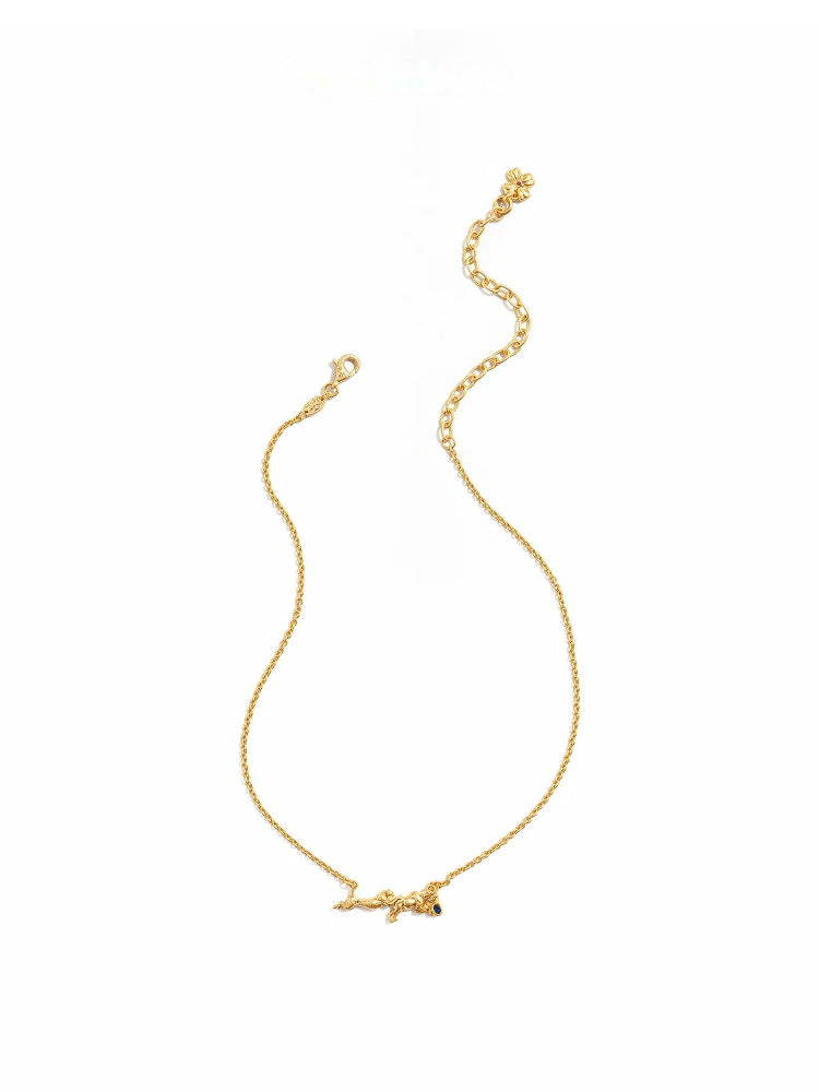 TOKOKKINO Chasing Shadows Animal Pendant Long Necklace