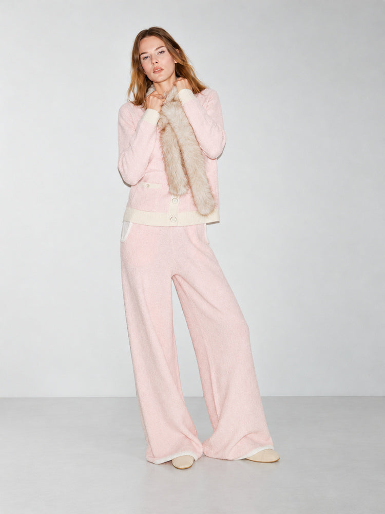 TOKOKKINO Cherry Field Knit Cardigan and Pants Separates