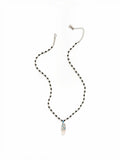 TOKOKKINO Black Beaded Pendant Necklace