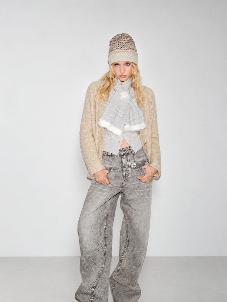 TOKOKKINO Slow Warmth Chunky Knit Cardigan