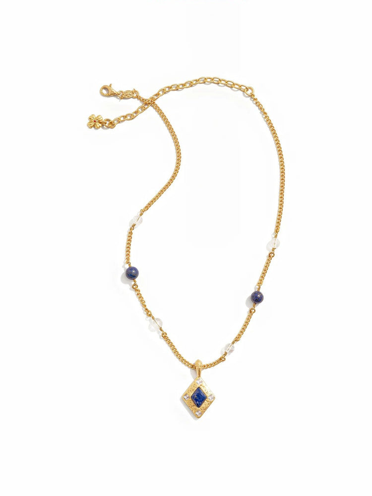 TOKOKKINO Night Gleam Lapis Lazuli Pendant Necklace