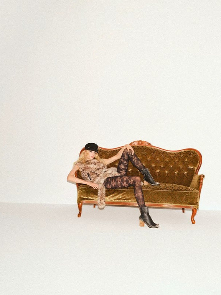 TOKOKKINO Floral Pattern Tights