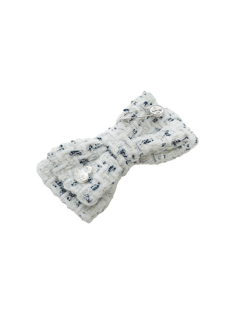 TOKOKKINO Cool Sonata Tweed Bow Hair Clip