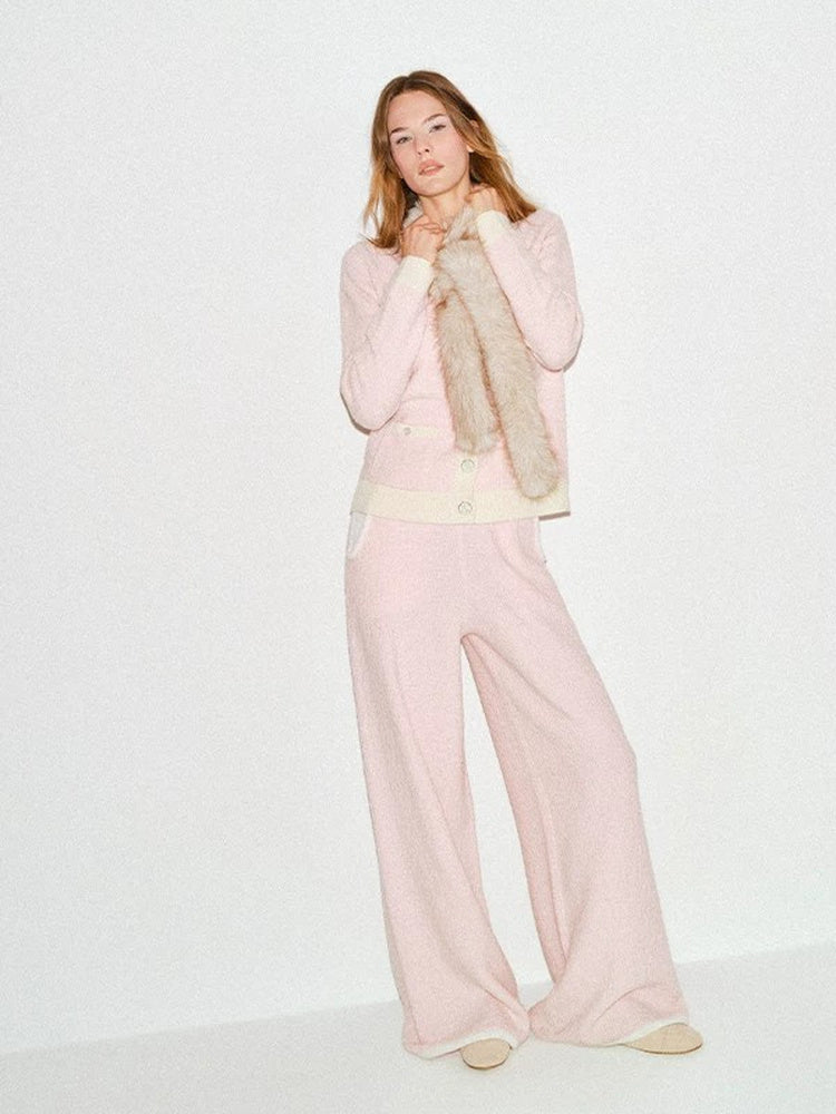 TOKOKKINO Cherry Field Knit Cardigan and Pants Separates