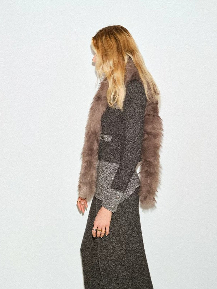 TOKOKKINO Gray Sparrow Jacket and Balloon Pants Separates