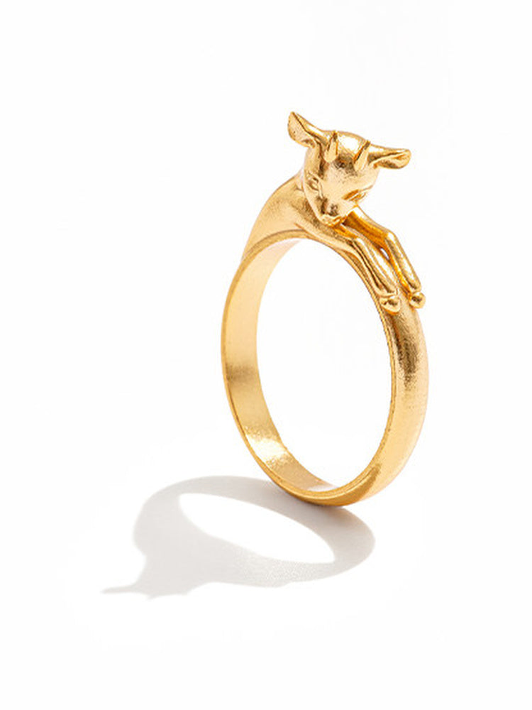 TOKOKKINO Gold Animal Ring