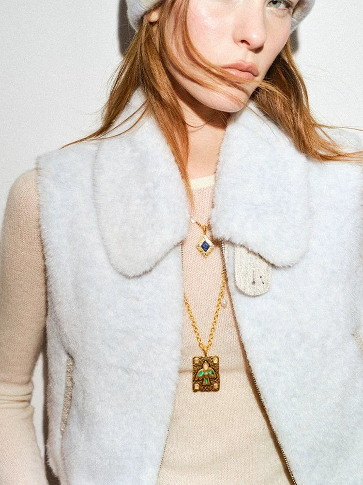 TOKOKKINO Escaping Bird Gem-Set Pendant Necklace