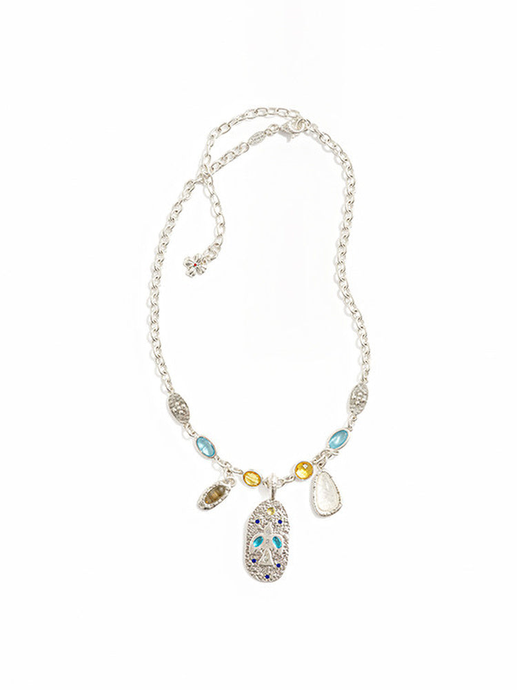 TOKOKKINO Silver Charm Necklace