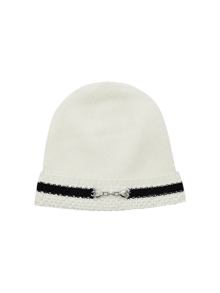 TOKOKKINO Ivory Knit Beanie