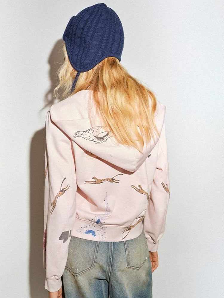 TOKOKKINO Distressed Wide-Leg Jeans