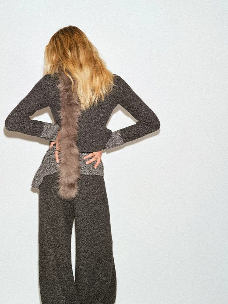 TOKOKKINO Gray Sparrow Jacket and Balloon Pants Separates