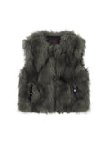 TOKOKKINO Misty Wilderness Faux-Fur Vest