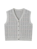 TOKOKKINO Galaxy Warmth Rib-Knit Vest