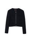 TOKOKKINO Moonlight Pause Cutout Cropped Jacket