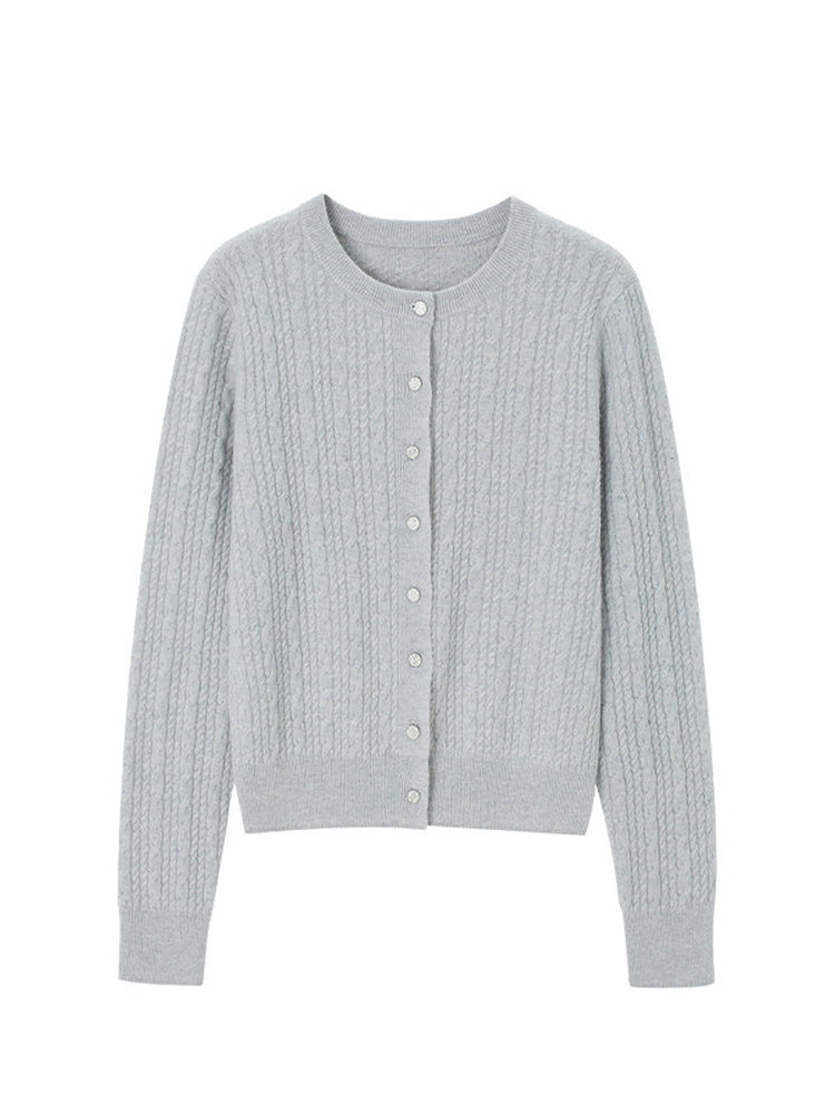 TOKOKKINO Strawberry Pocket Knit Cardigan