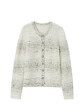 TOKOKKINO Misty Sunshine Textured Knit Cardigan