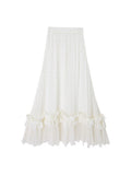 TOKOKKINO Forest Breeze Jacquard Maxi Skirt