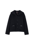 TOKOKKINO Midnight Shelter Collared Cropped Jacket